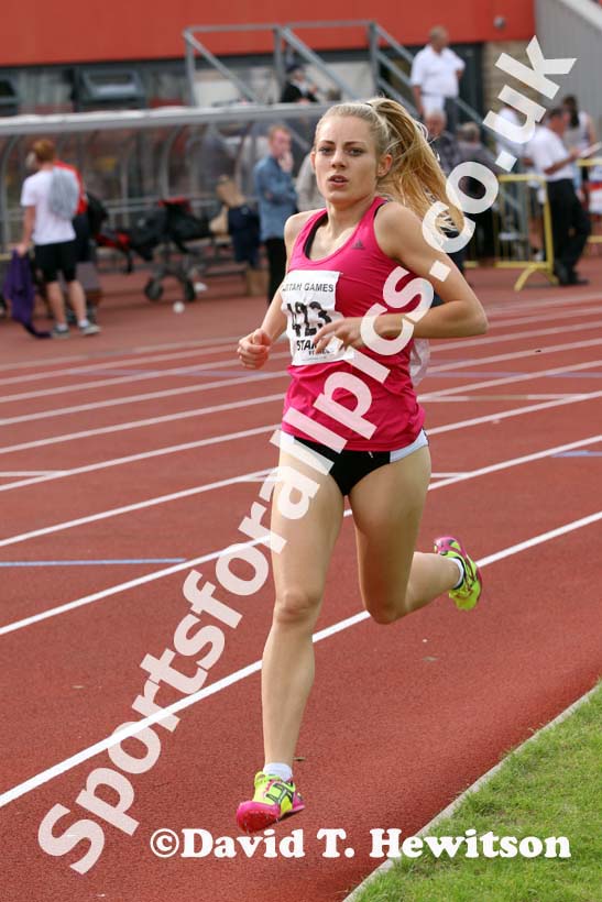 Womens junior1500 metres at the Gateshead Tartan Games Open.